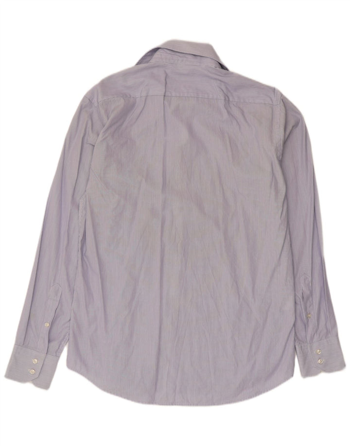 Cămașă pentru bărbați Hugo Boss Regular Fit Mărimea 39 15 1/2 Medium Blue Pinstripe