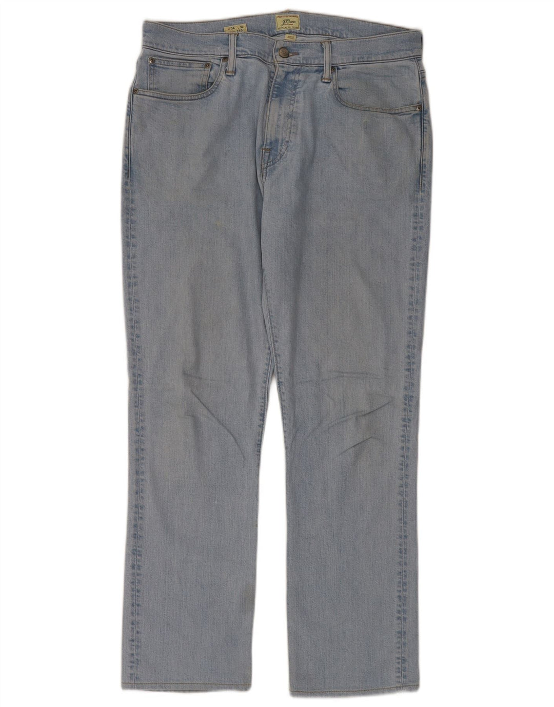 Blugi 770 drepti pentru bărbați J. Crew L34 L32 Bumbac albastru