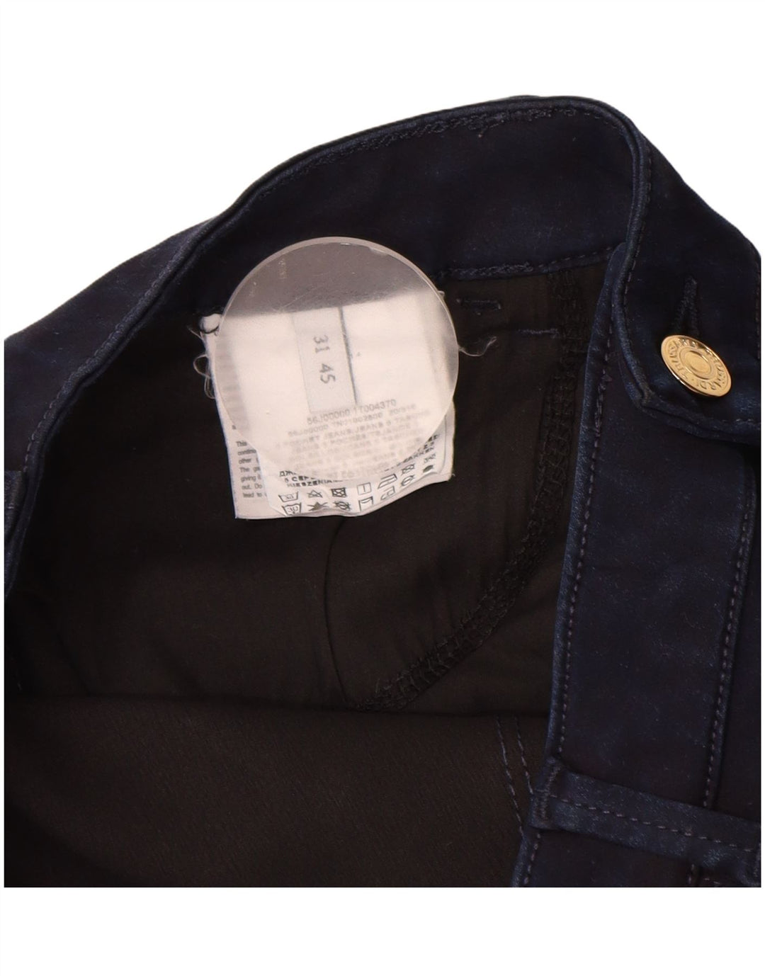 Trussardi Pantaloni slim casual pentru femei W31 L28 bleumarin