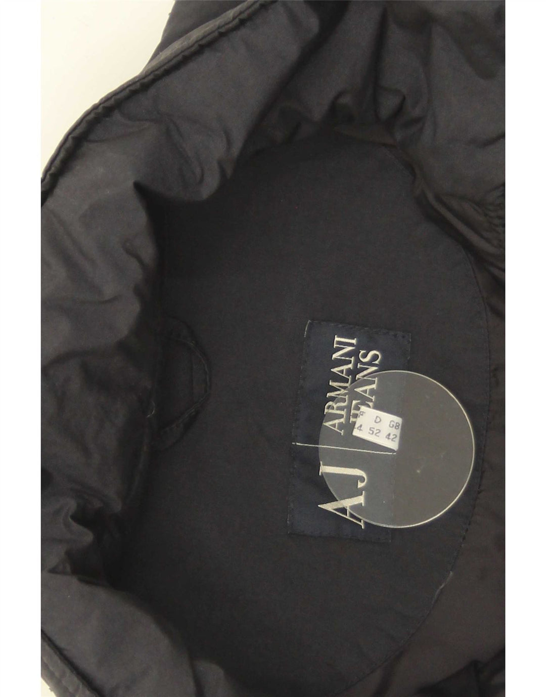 Jachetă căptușită pentru bărbați Armani Jeans UK 42 XL Poliamidă neagră
