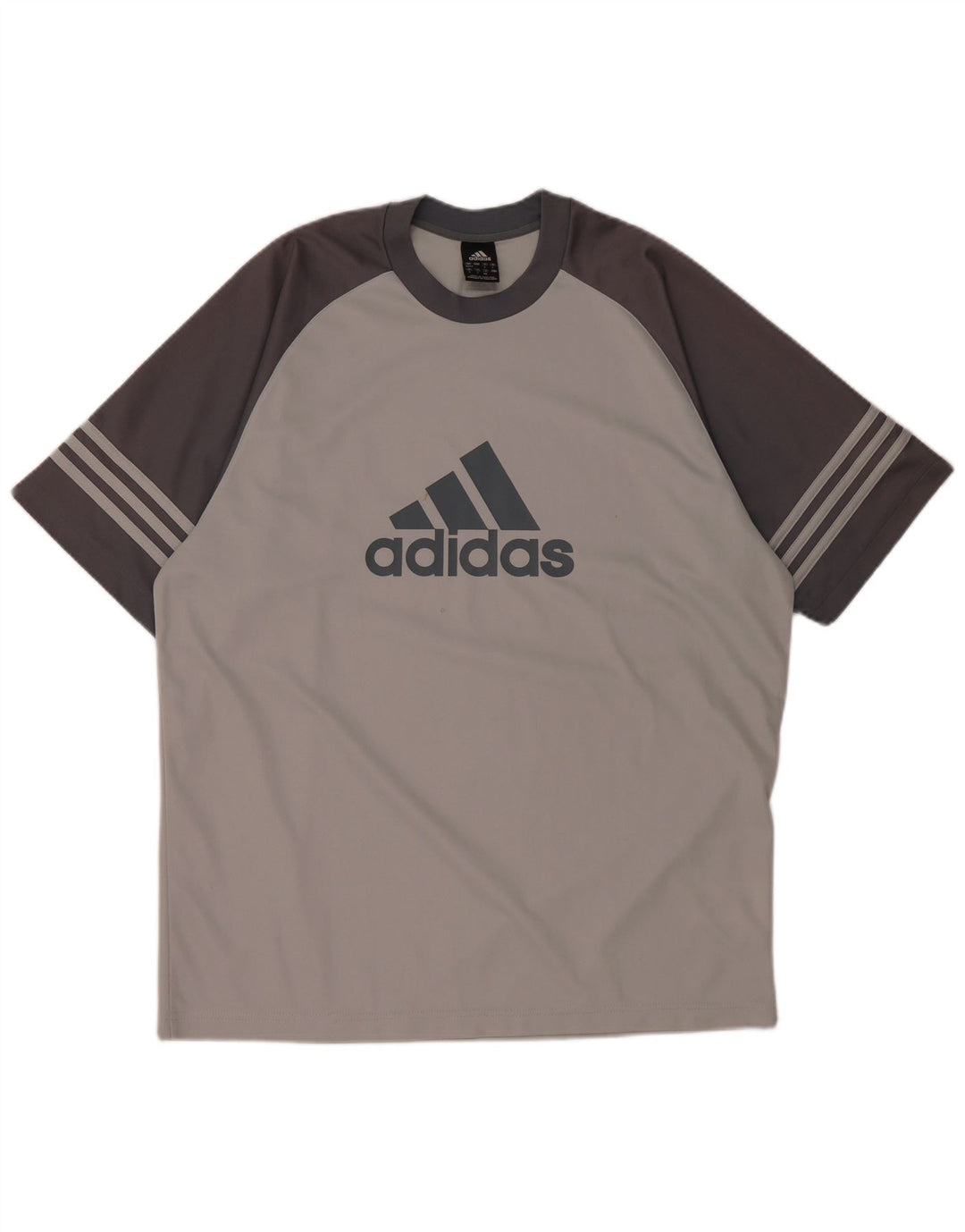Tricou cu grafic Climalite ADIDAS pentru bărbați, Marea Britanie 42/44, mare, gri Colorblock