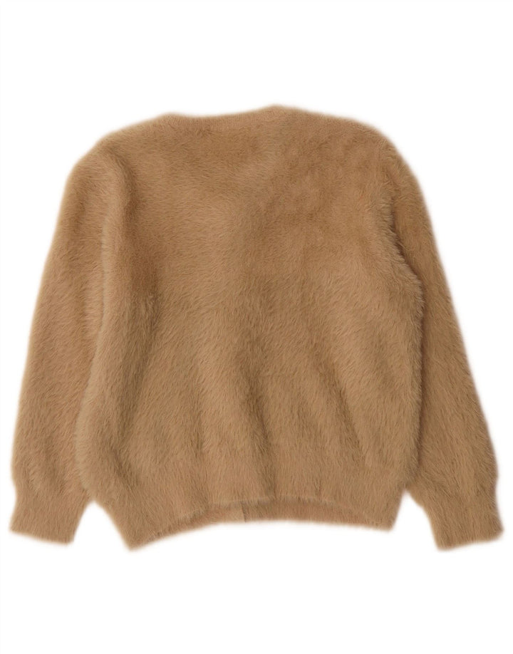 Pulover cardigan cu mâneci 3/4 pentru femei Zara UK 14 Bej mediu