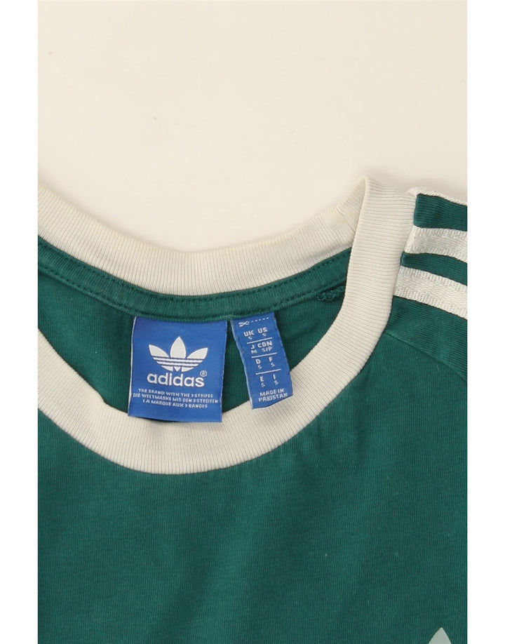 Tricou grafic ADIDAS pentru femei Top UK 10 Small Green
