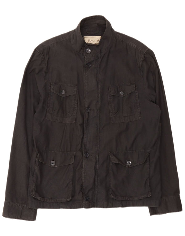 Jachetă pentru bărbați Best Company UK 42 XL, bumbac negru