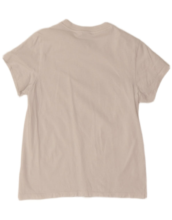 Tricou grafic Adidas pentru femei Top UK 8 Small White Bumbac