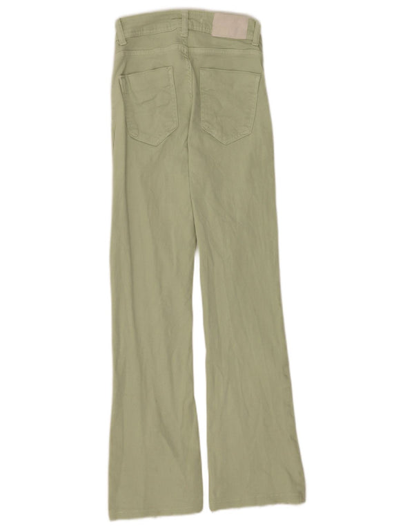 Blugi evazați pentru femei Zara EU 36 XS W26 L28 Verde