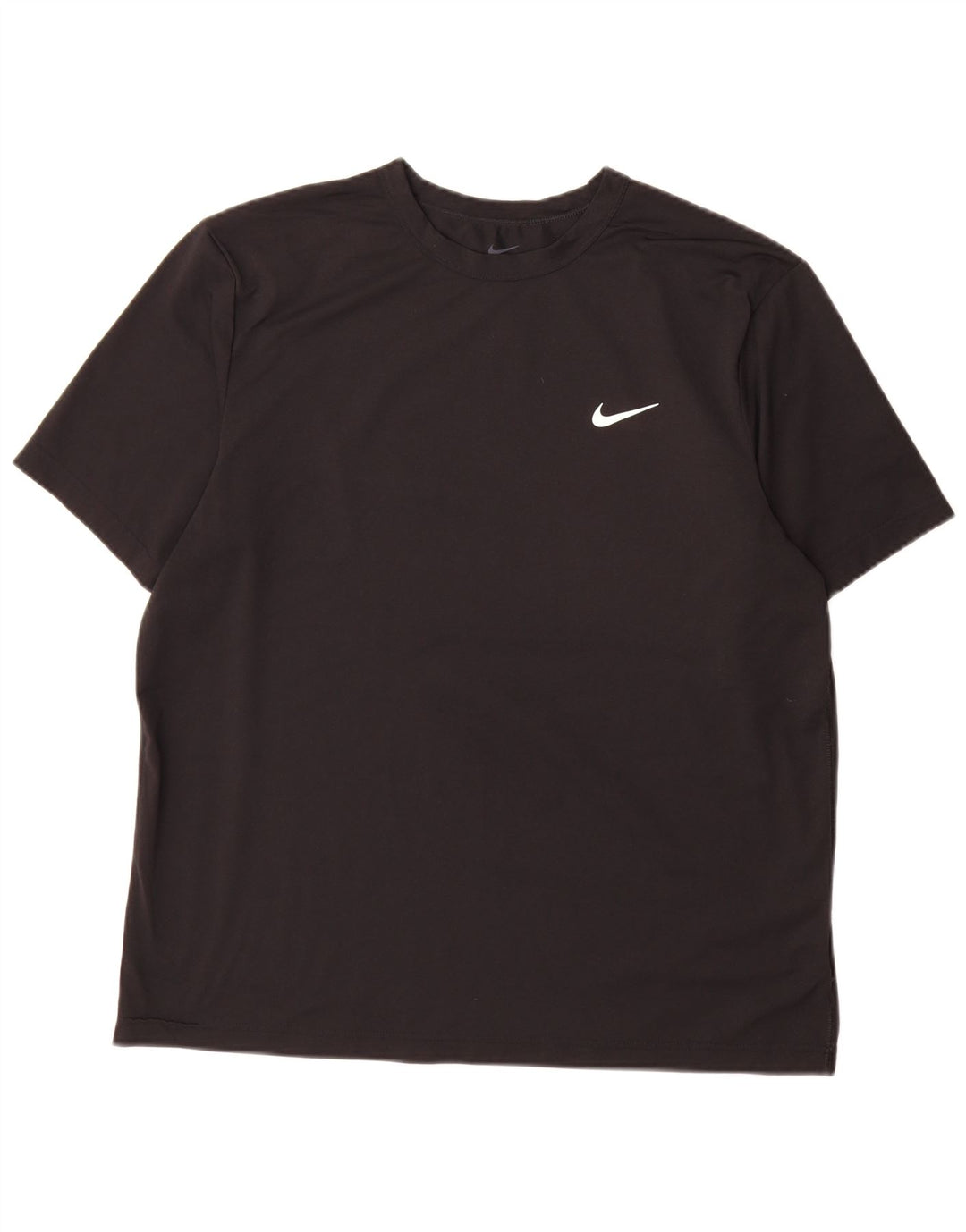 Tricou Nike Dri Fit pentru bărbați Top mare din poliester negru