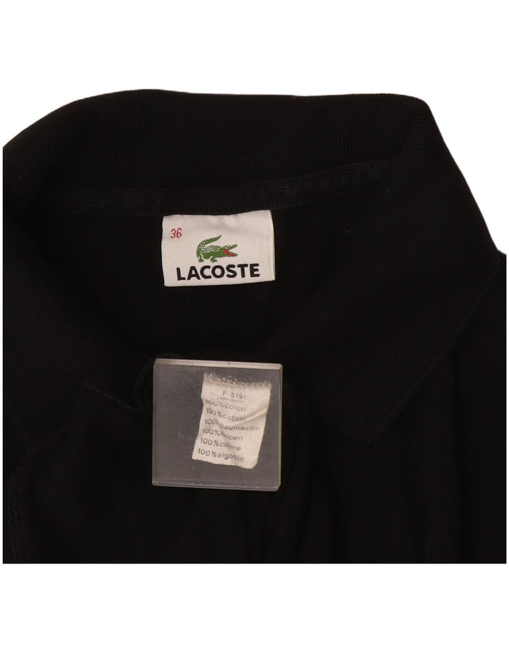 Tricou polo Lacoste pentru femei Mărimea 36 Bumbac negru mic