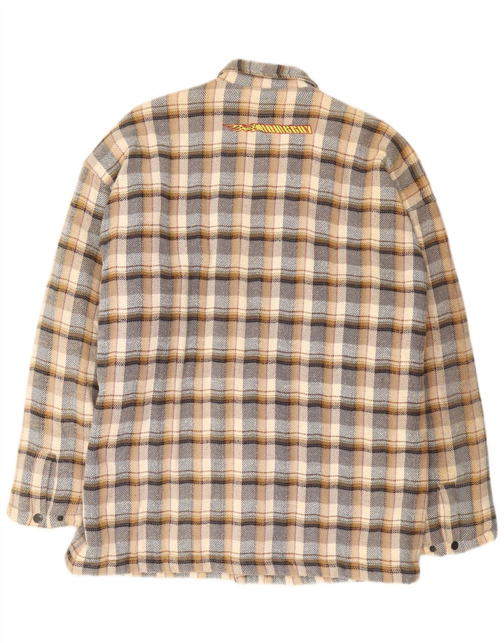 Home Băiat Bărbați Jachetă Bomber cu grafică UK 42 XL, bumbac cu carouri multicolore