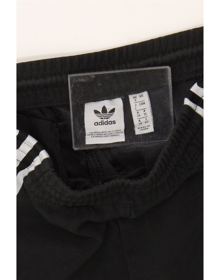 Pantaloni de trening ADIDAS pentru femei UK 8 Poliester negru mic