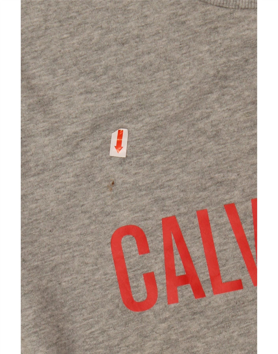 Hanorac grafic pentru bărbați CALVIN KLEIN Pulover mediu gri