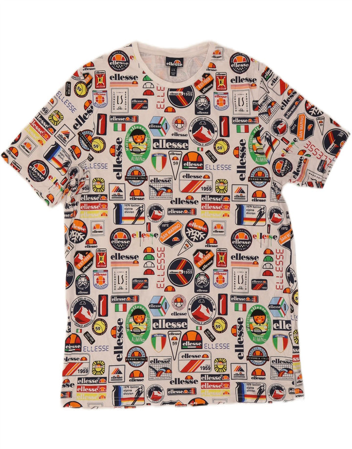 Tricou grafic ELLESSE pentru bărbați Top XL bumbac multicolor