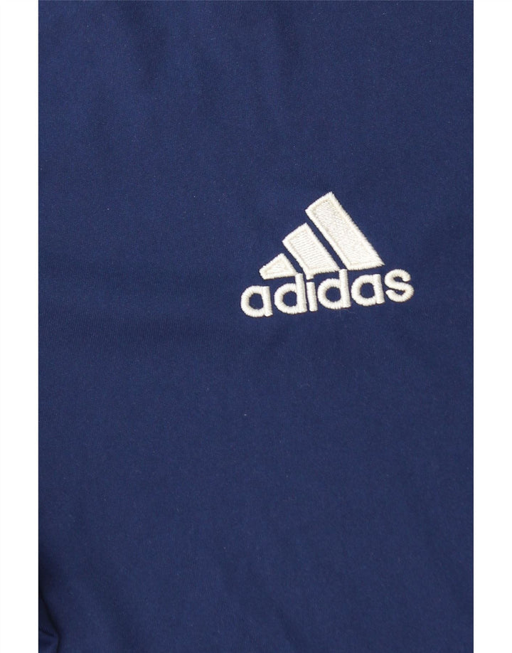 Tricou pentru bărbați ADIDAS Climalite Top mare din poliester bleumarin