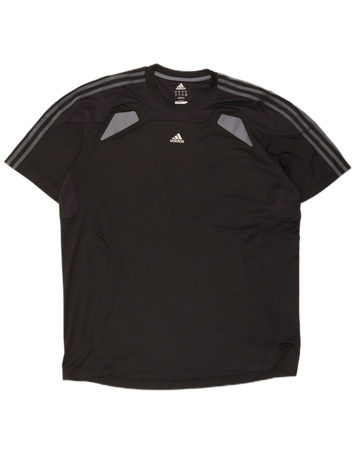 Tricou Adidas Climacool pentru bărbați Top XL Negru Poliester color bloc