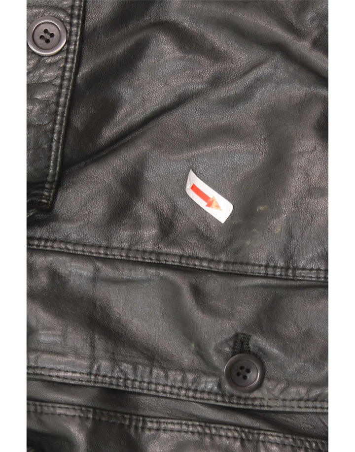 Geacă de piele pentru bărbați Lamatta IT 52 XL neagră