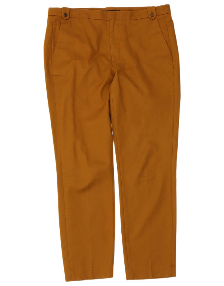 Pantaloni chino slim pentru femei Zara EU 40 Medium W30 L28 Maro
