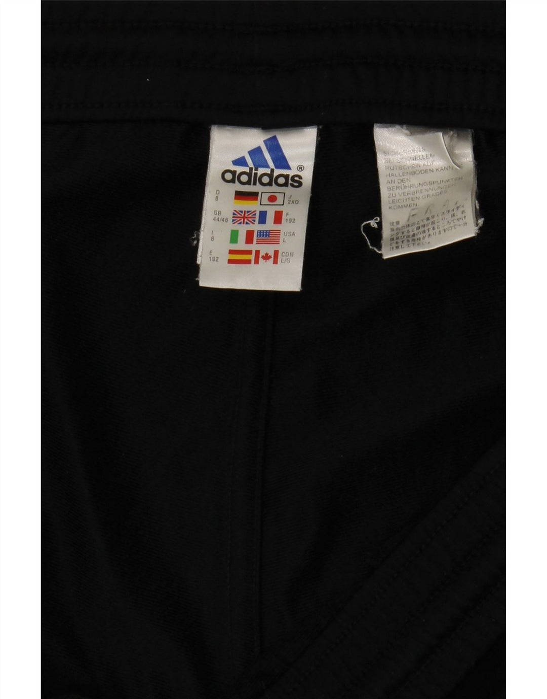Pantaloni de trening Adidas pentru bărbați Joggeri UK 44/46 Poliester negru mare