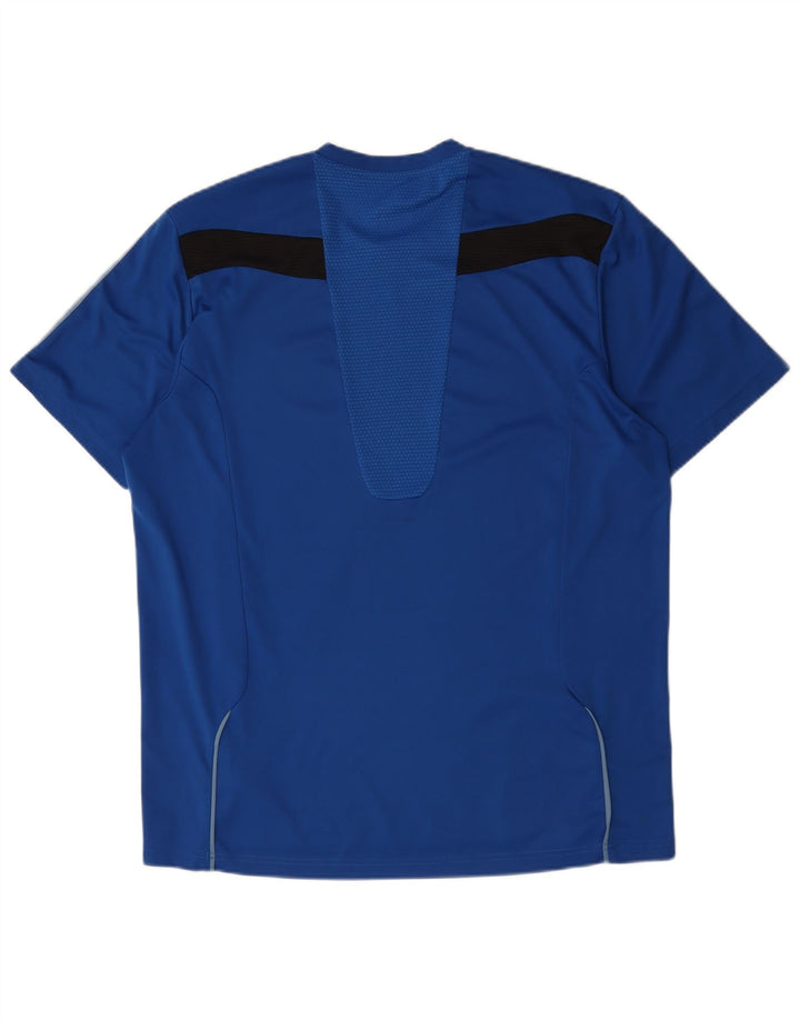 Tricou pentru bărbați Adidas Top XL Albastru Poliester Colorblock
