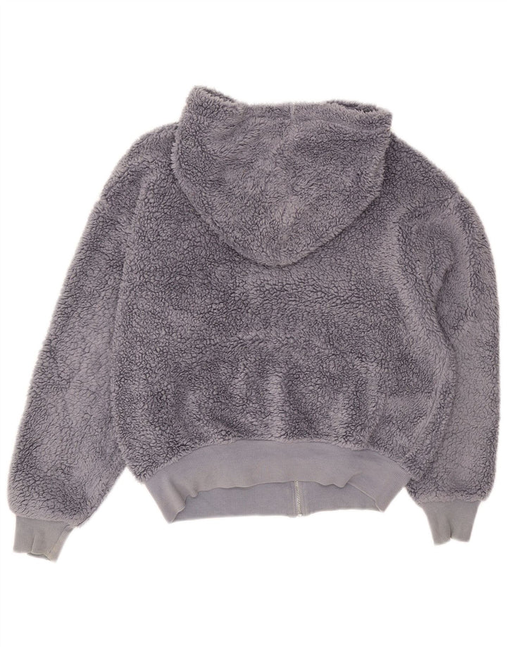 Jachetă fleece supradimensionată pentru femei Topshop UK 6 XS poliester gri