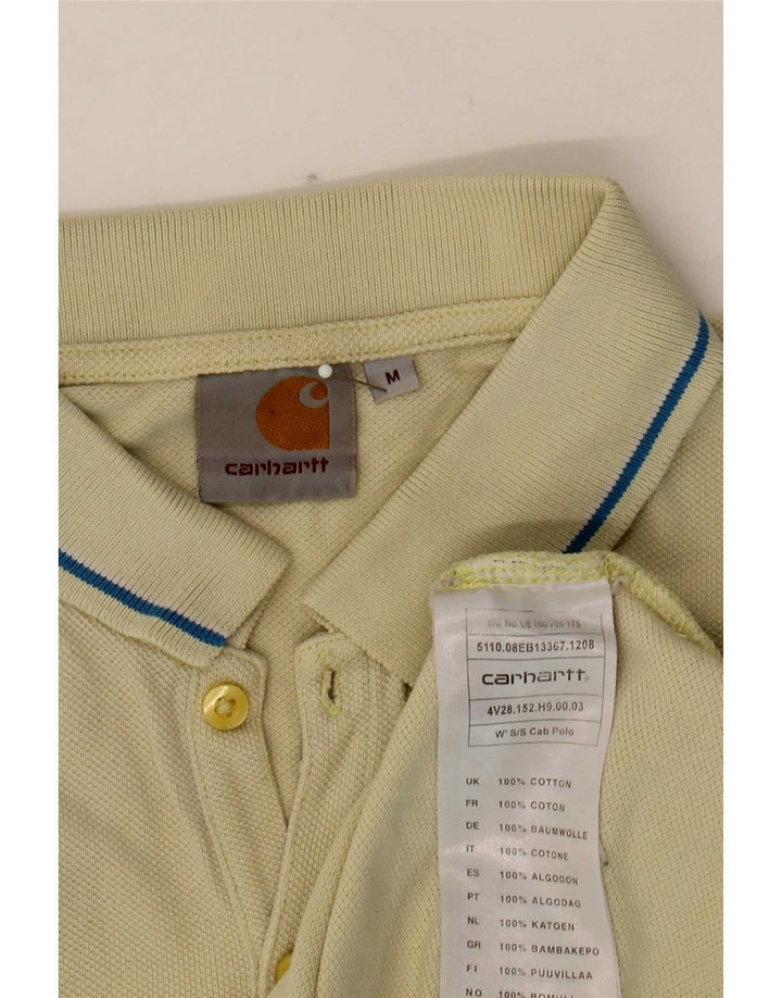 Cămașă polo Carhartt pentru bărbați, bumbac galben mediu