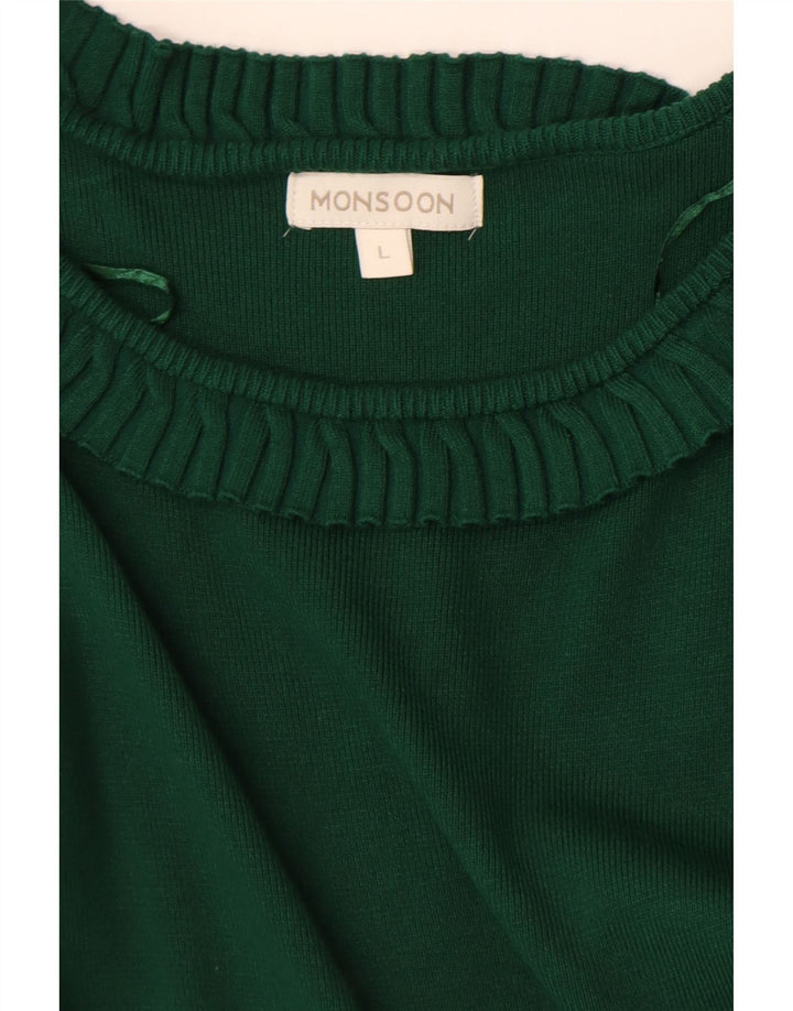 Rochie cu pulover pentru femei Monsoon UK 14 Large Green