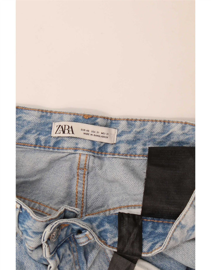 Blugi tăiați pentru bărbați Zara EU 40 Medium L31 L26 Albastru
