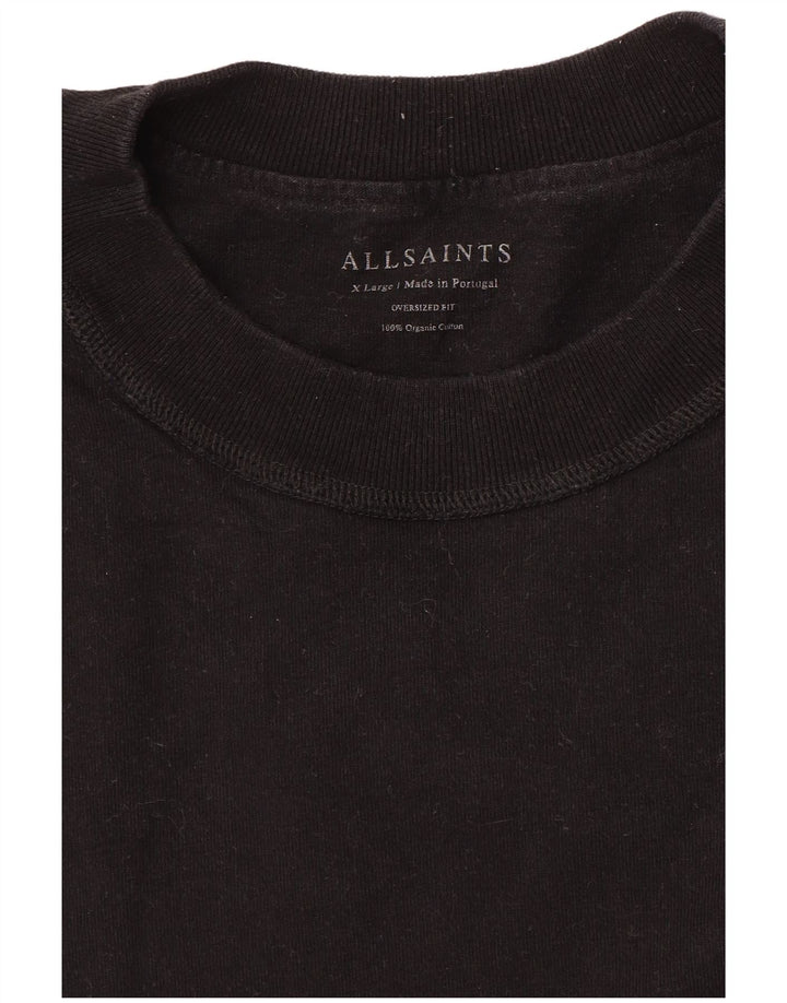 Tricou pentru bărbați All Saints Top XL Bumbac negru