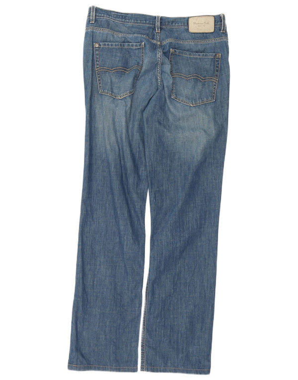 Blugi drepți Massimo Dutti pentru bărbați EU 42 Large W32 L32 Blue Bumbac