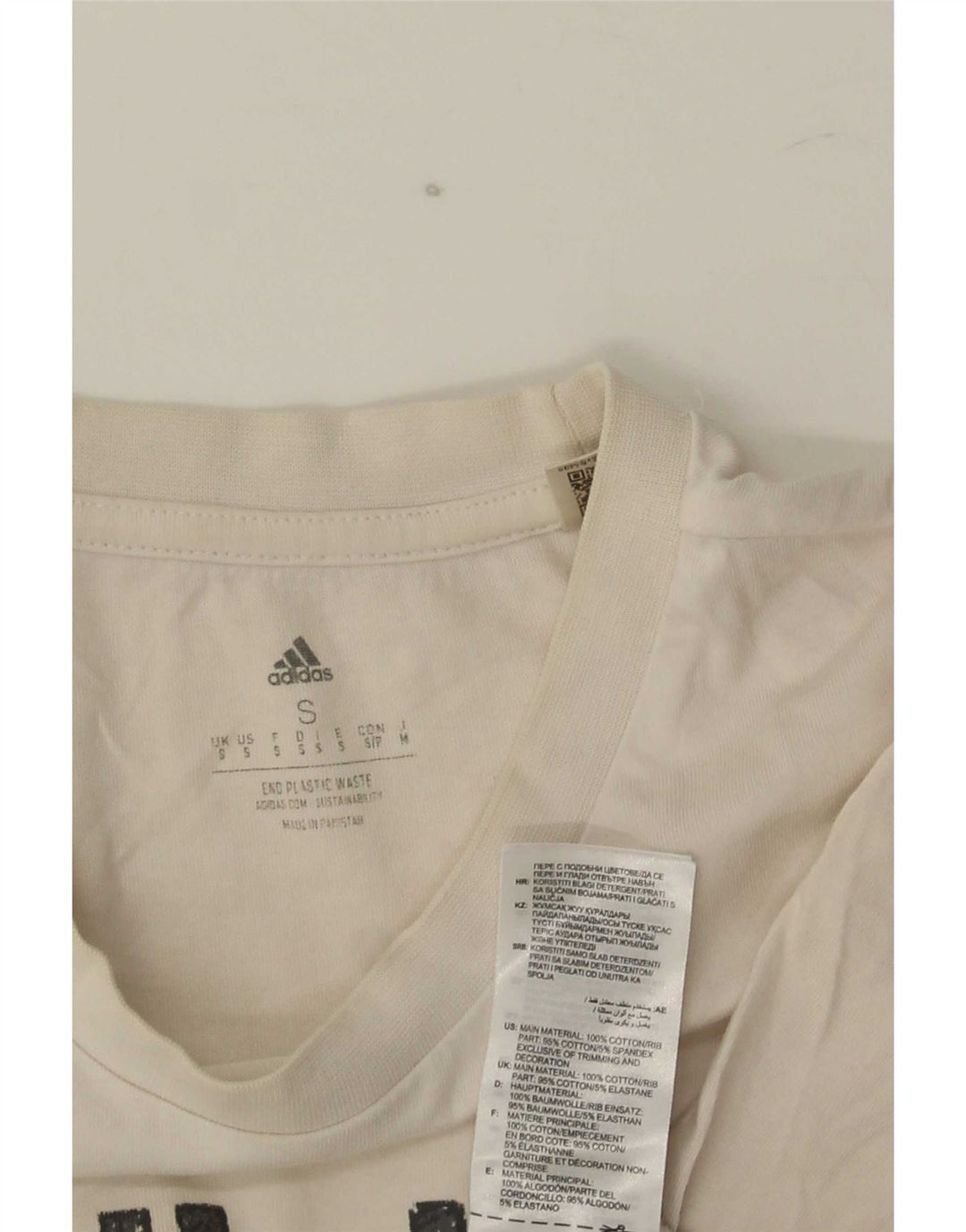 Tricou grafic pentru bărbați Adidas Top mic, alb, bumbac