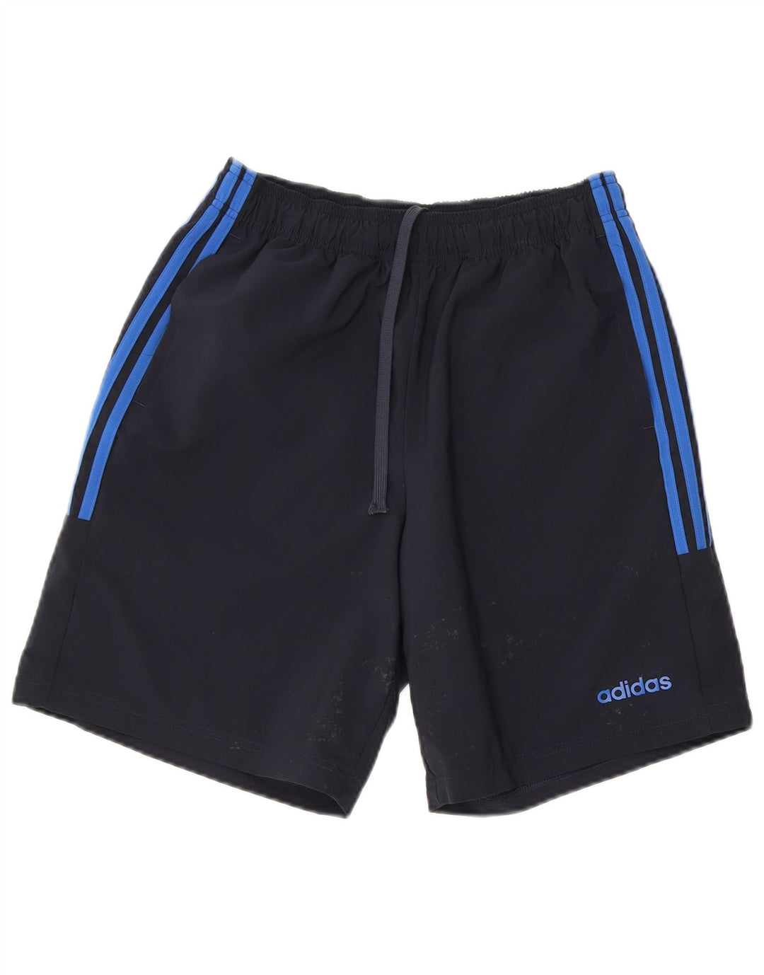 Pantaloni scurți sport Adidas pentru bărbați, poliester mediu bleumarin