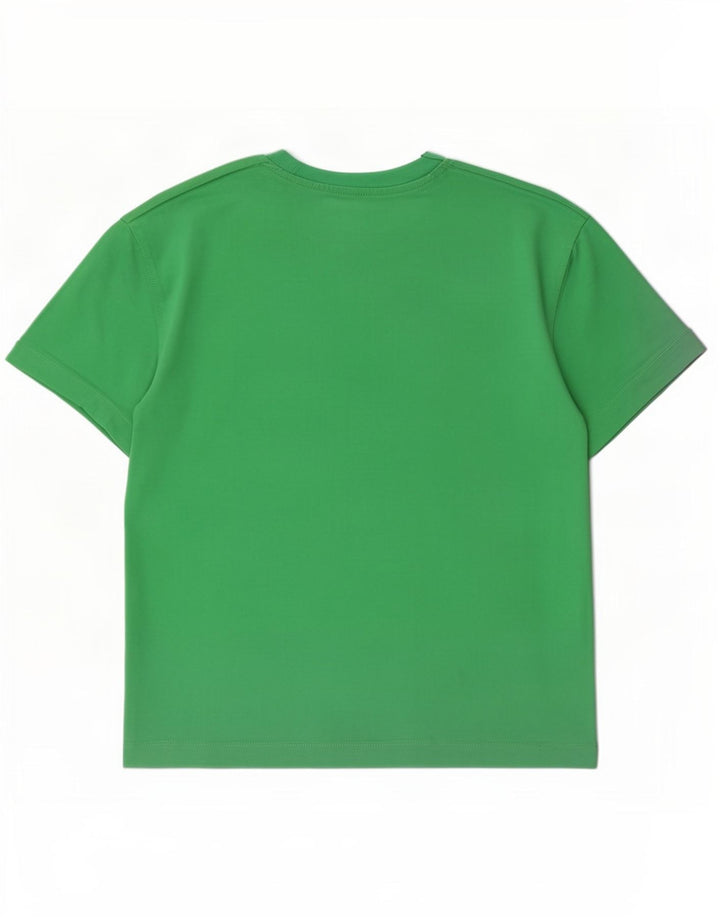 Tricou pentru bărbați Zara Top din bumbac verde mediu