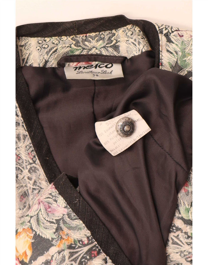 Sacou Meico pentru femei cu 4 nasturi EU 38 Medium Multicolor Floral