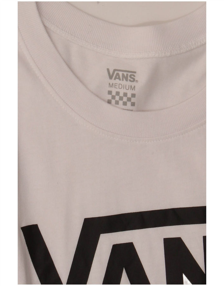 Top cu vestă grafică pentru femei VANS UK 12 Medium White