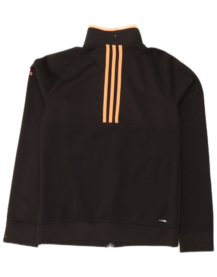 Jachetă de trening Climalite pentru femei Adidas UK 12/14 Medium Black