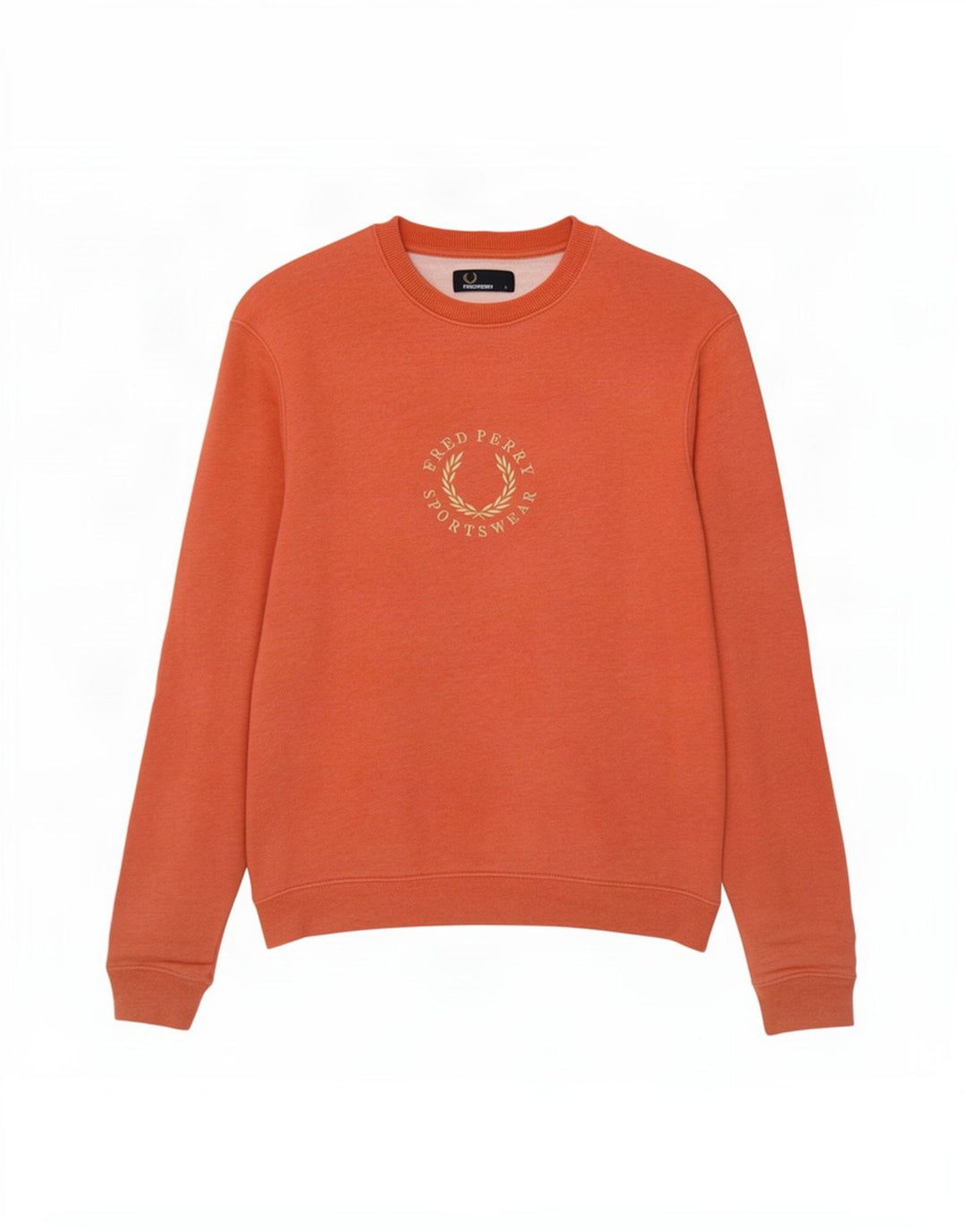 Hanorac grafic pentru bărbați Fred Perry Pulover mic, roșu, bumbac