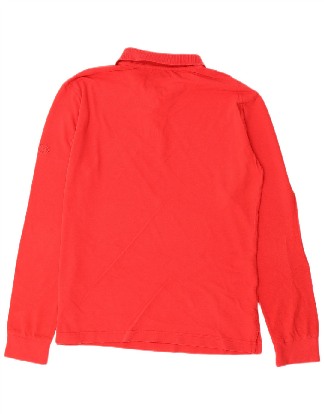 SERGIO TACCHINI Tricou polo cu mânecă lungă XL bumbac roșu