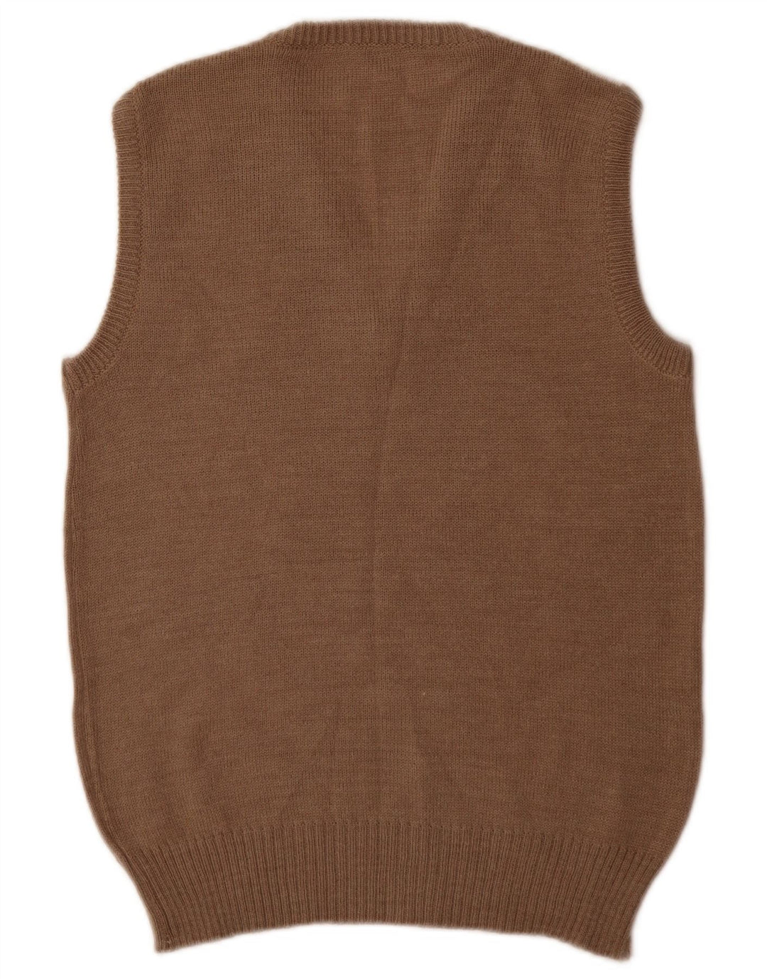 Vintage bărbați Vest Tank Top mic Bej Argyle/Diamond Acrilic