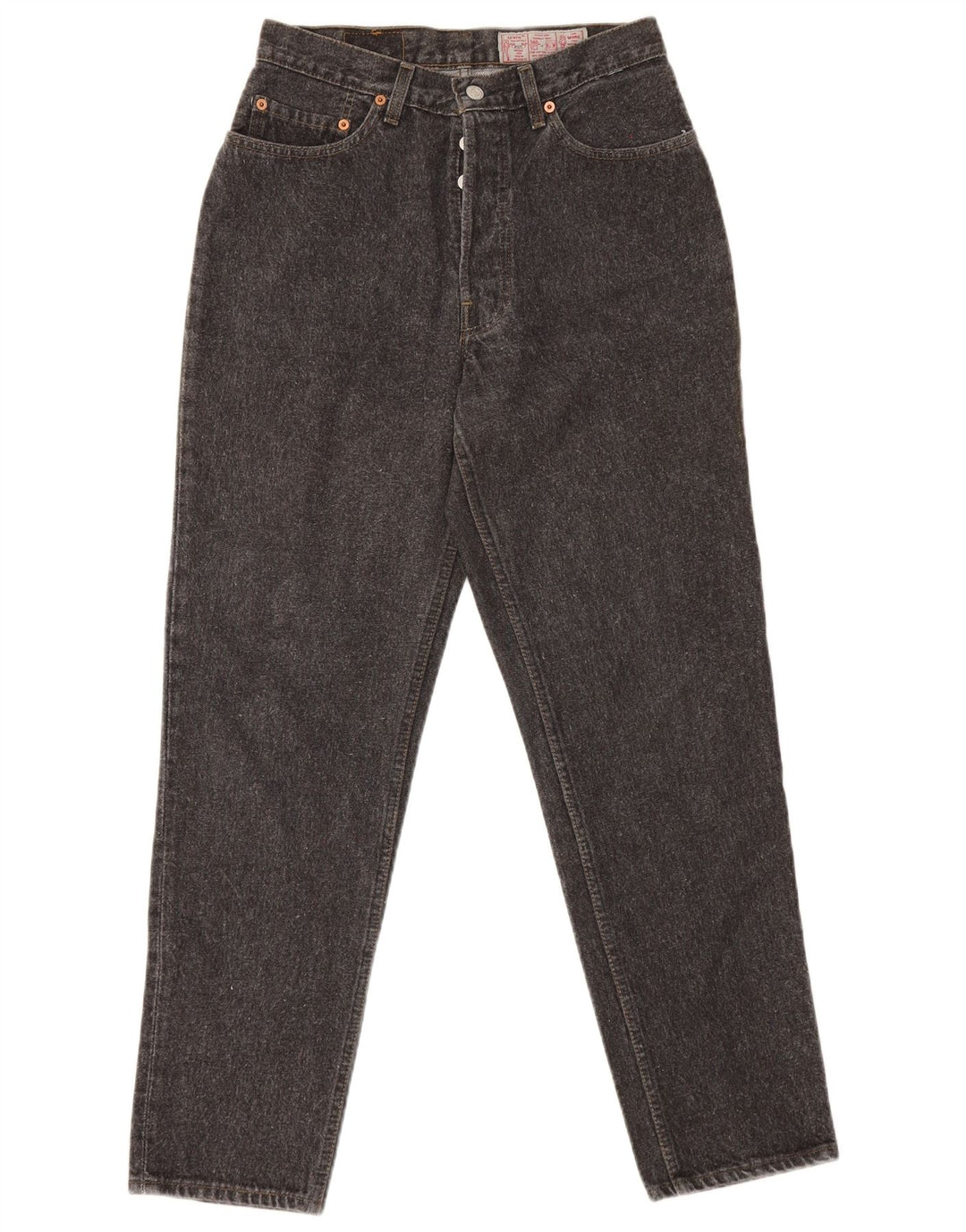 Blugi conici pentru femei Levi's 901 W32 L30 bumbac gri