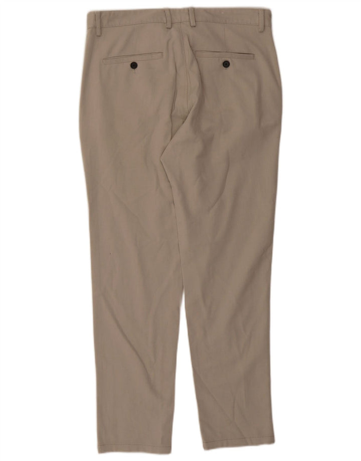 Pantaloni chino slim pentru femei ZARA EU 40 Medium L31 L38 Bej