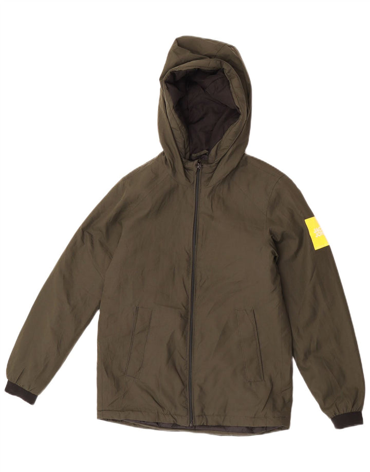 Jack & Jones jachetă bomber cu glugă pentru băieți 11-12 ani kaki