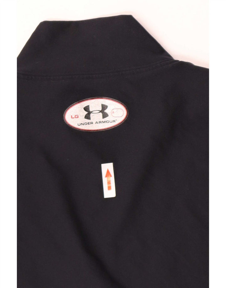 Top pentru femei Under Armour cu mânecă lungă UK 14 mare, nailon bleumarin