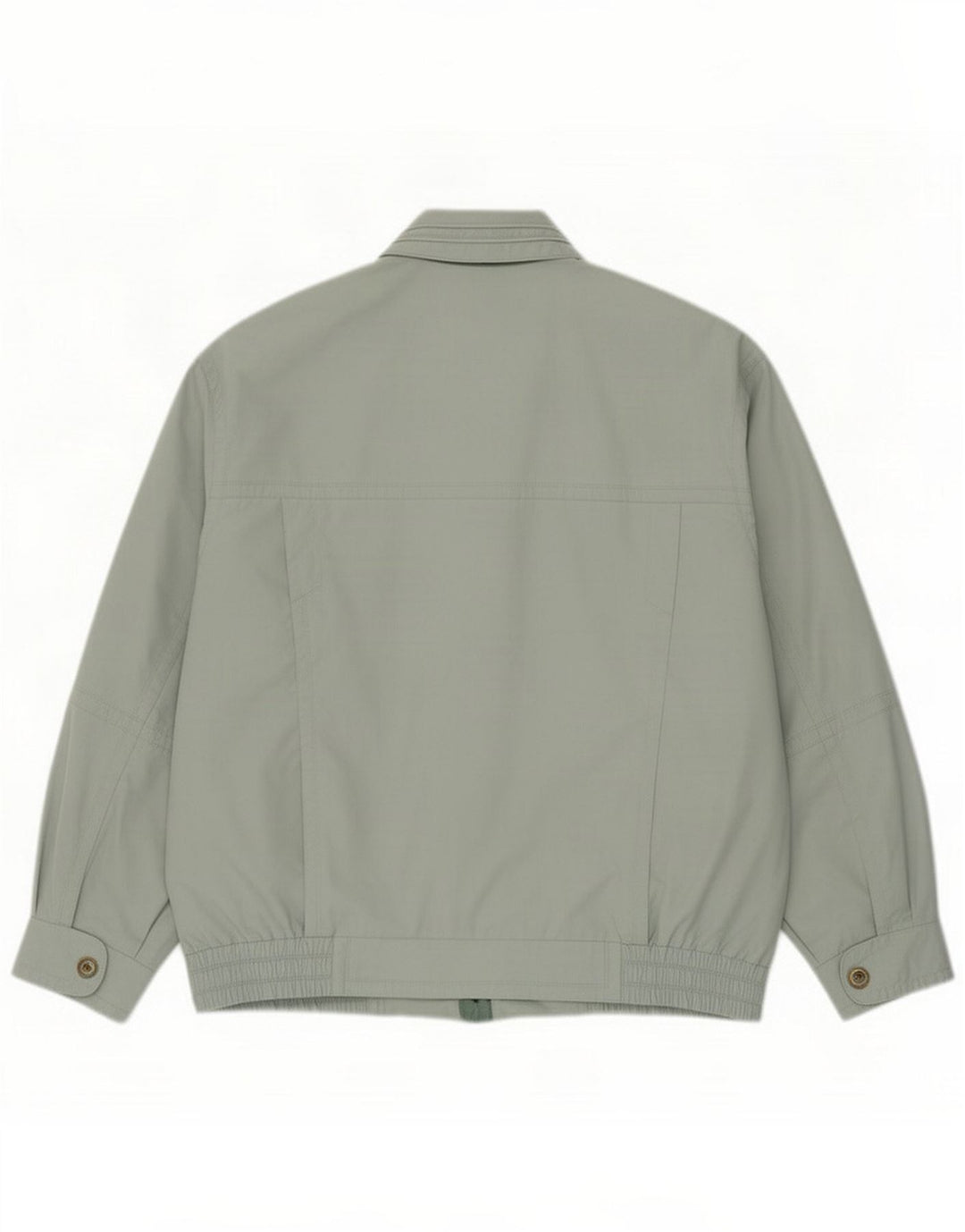Vintage Mens Bomber Jacket UK 44 2XL Green Poliester