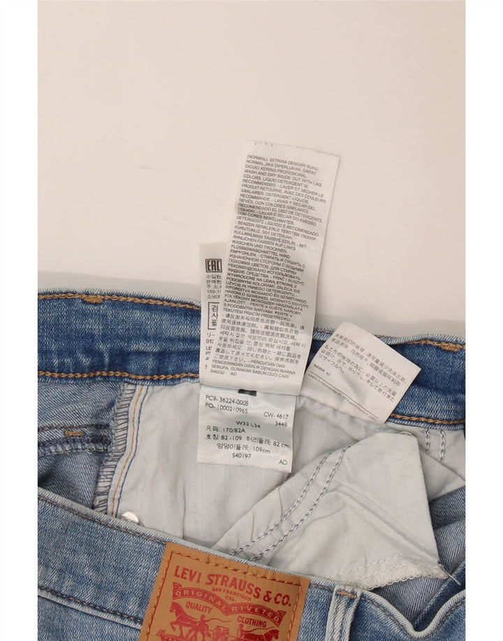 Blugi super skinny pentru femei Levi's W32 L31 Bumbac albastru