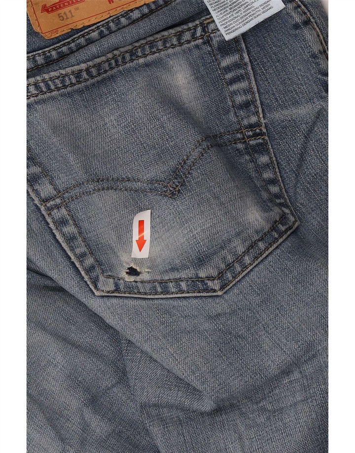 Blugi Levi's 511 Slim pentru bărbați W33 L34 Bumbac albastru