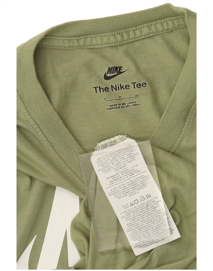 Tricou grafic Nike pentru bărbați Top mic din bumbac kaki