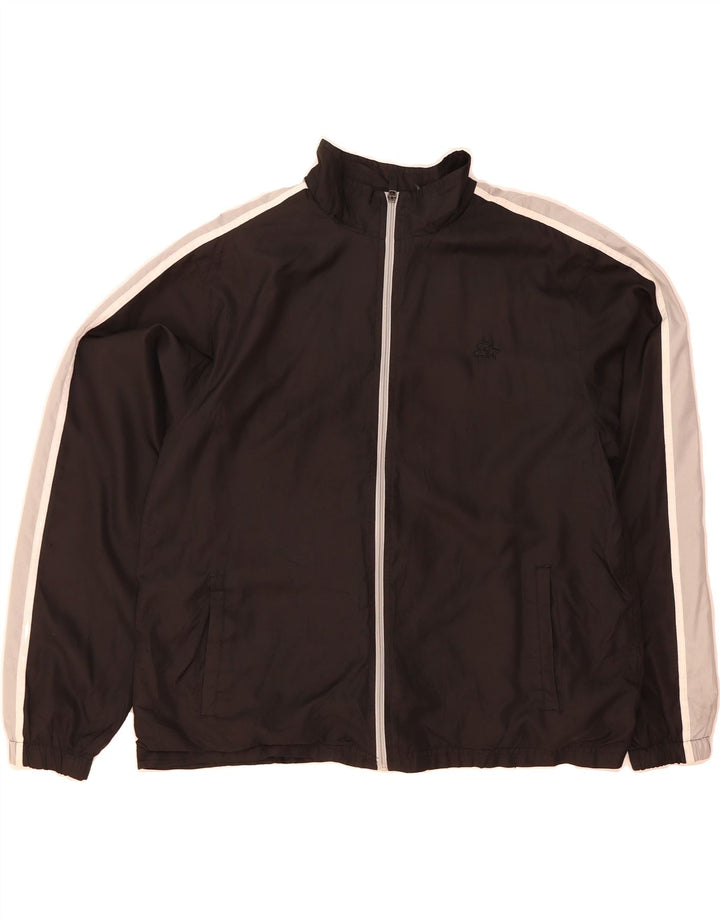 STARTER Mens Tracksuit Top Jacket UK 42/44 Large  Black Colourblock Vintage Starter and Second-Hand Starter from Messina Hembry 