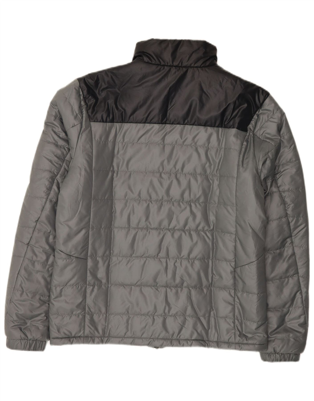 Jachetă căptușită pentru bărbați Adidas UK 38 Gri mediu Poliester color bloc
