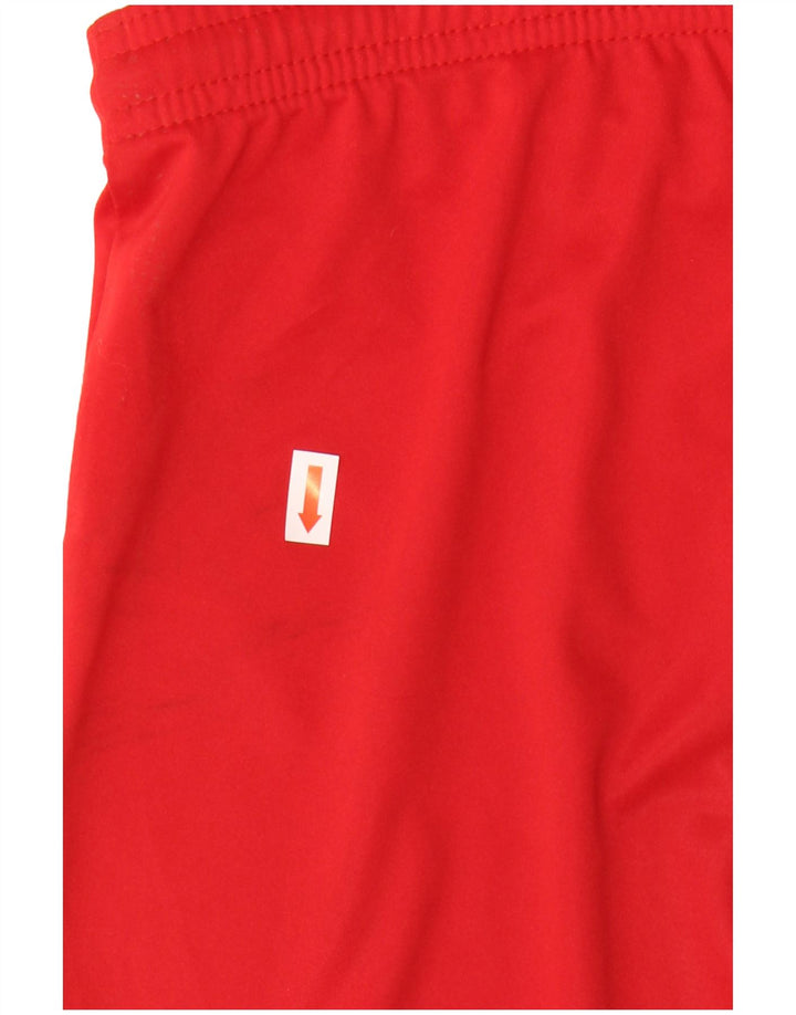 ADIDAS Mens Climalite Sport Shorts Small Red Polyester