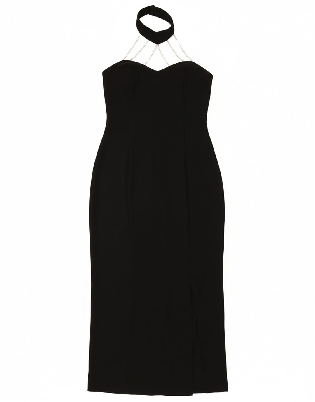 JINTY'S Womens Halter Dress UK 10 Small  Black