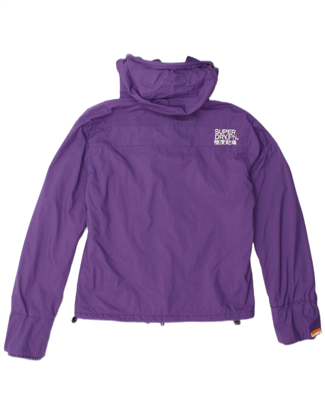 SUPERDRY jachetă de vânt pentru femei cu glugă, UK 18 XL, nailon violet